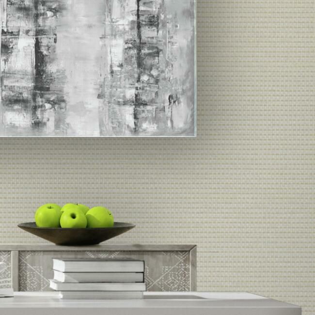 media image for Pueblo Wallpaper in Oatmeal from the Quietwall Textiles Collection by York Wallcoverings 277