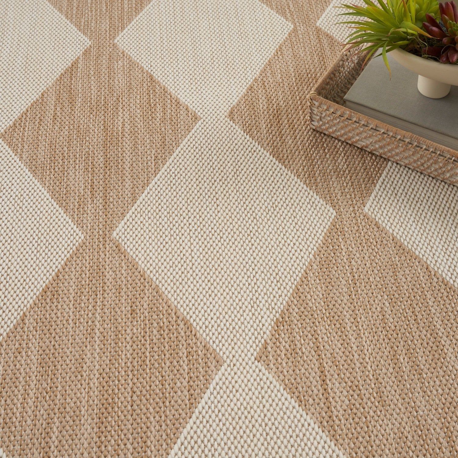 Shop Positano Indoor/Outdoor Jute Geometric Rug Burke Decor