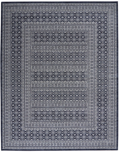product image of palermo navy grey rug by nourison nsn 099446720382 1 540