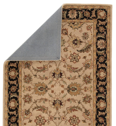 product image for my02 selene handmade floral beige black area rug design by jaipur 2 55