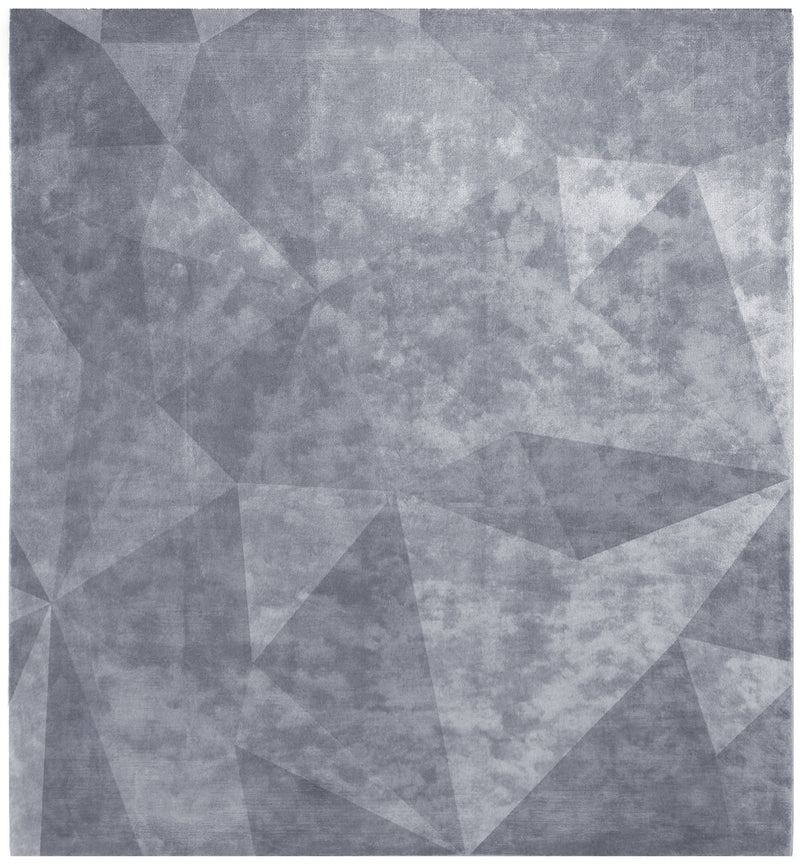 media image for Quel Bordel Hand Knotted Rug in Light Blue design by Second Studio 25