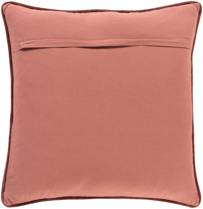 product image for Quilted Cotton Velvet Pillow in Burgundy 88