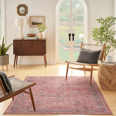 product image for Nicole Curtis Machine Washable Series Brick Vintage Rug By Nicole Curtis Nsn 099446164612 8 27