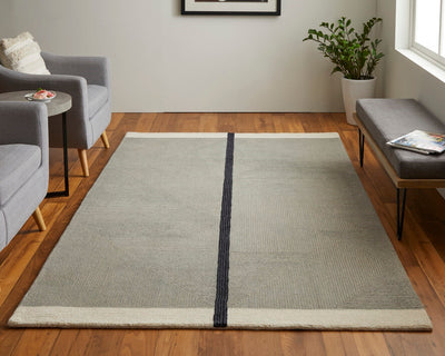 product image for ardon architectural mid century modern hand tufted gray black rug by bd fine mgrr8904gryblkh00 8 87