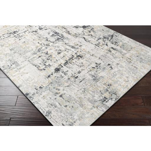 media image for Quatro Silver Gray Rug in Various Sizes Pile Image 228