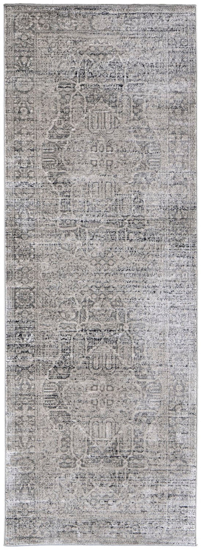 product image for adana medallion ivory silver gray rug news by bd fine mckr39frbgegrye10 6 3