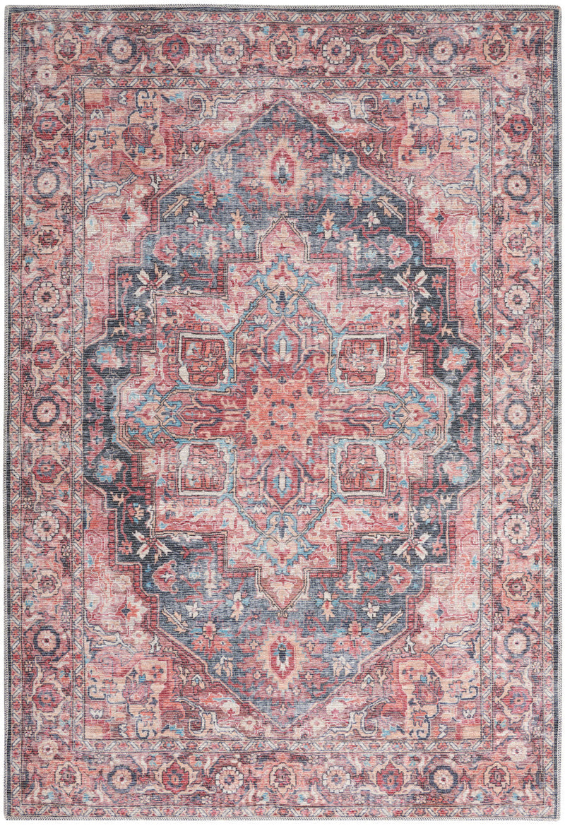 media image for Nicole Curtis Machine Washable Series Multicolor Vintage Rug By Nicole Curtis Nsn 099446164605 1 280