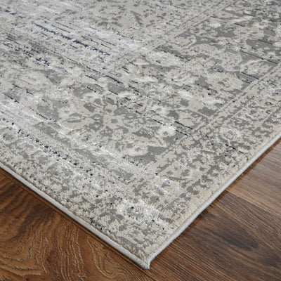 product image for Adana Medallion Ivory/Silver Gray Rug 4 0