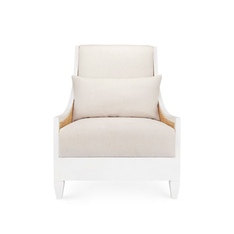 media image for Raleigh Club Chair in White design by Bungalow 5 215