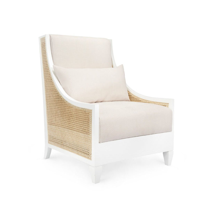 media image for Raleigh Club Chair in White design by Bungalow 5 29