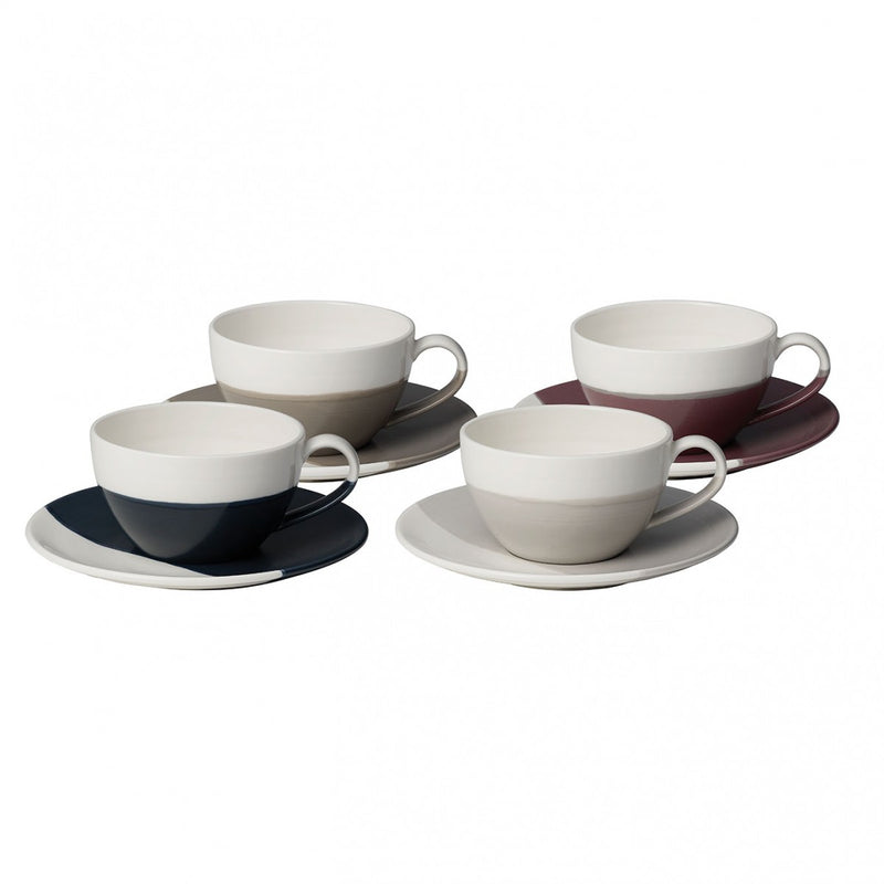 media image for Coffee Studio Cappuccino Cup & Saucer Set of 4 by RD 27