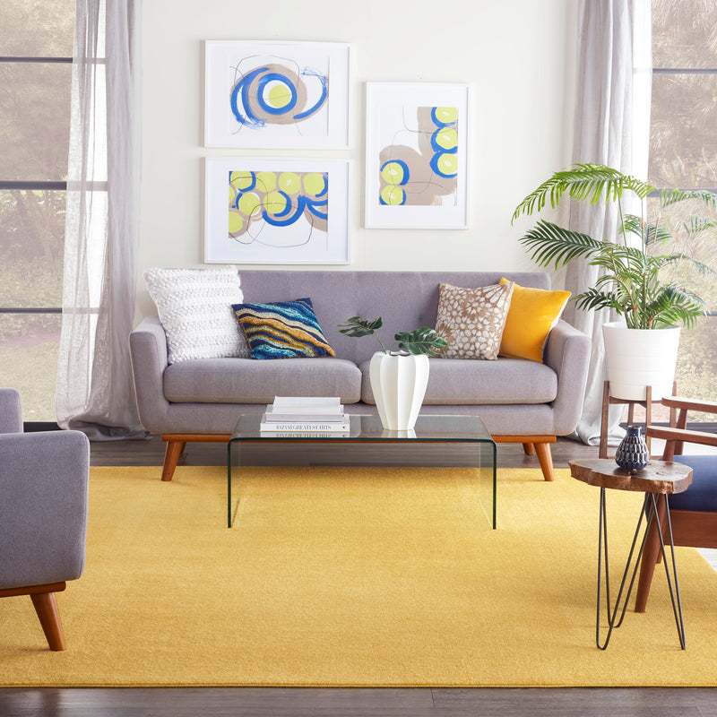 media image for nourison essentials yellow rug by nourison 99446825490 redo 7 291