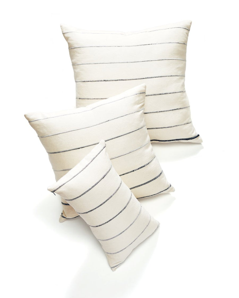 media image for Recycled Stripe Lumbar Pillow in Grey design by Minna 24