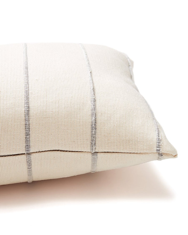 media image for Recycled Stripe Lumbar Pillow in Grey design by Minna 231