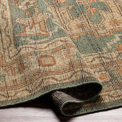 product image for Reign Nz Wool Dark Green Rug Fold Image 23