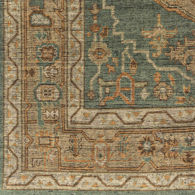 product image for Reign Nz Wool Dark Green Rug Swatch 2 Image 65