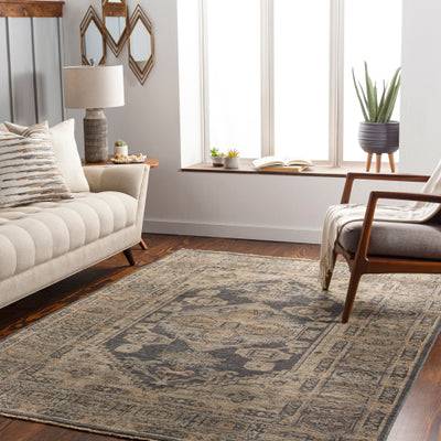product image for Reign Nz Wool Charcoal Rug Roomscene Image 31