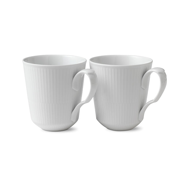 media image for white fluted drinkware by new royal copenhagen 1017384 5 268