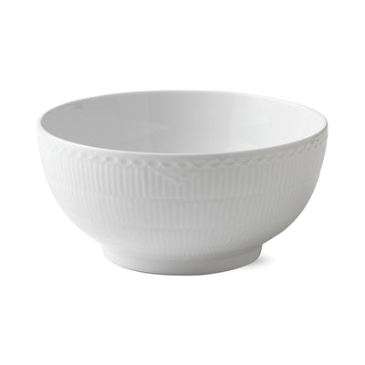 product image for white fluted half lace serveware by new royal copenhagen 1017292 5 13