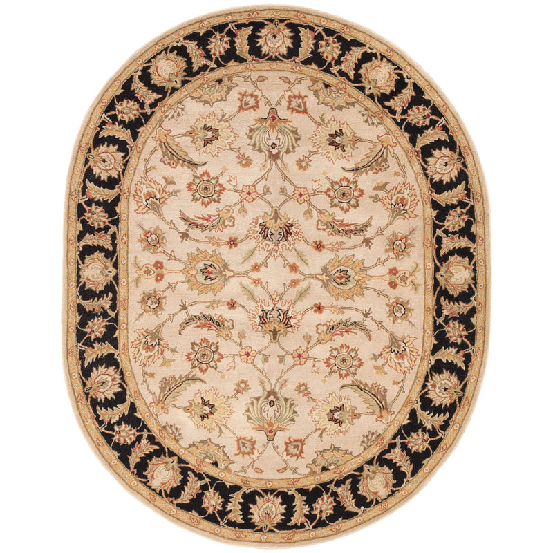 media image for my02 selene handmade floral beige black area rug design by jaipur 5 244