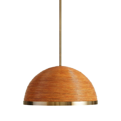 product image of riviera dome pendant reed brass by jonathan adler ja 31821 1 533