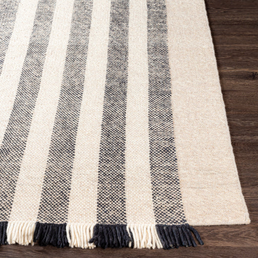 media image for Reliance Wool Black Rug Front Image 234