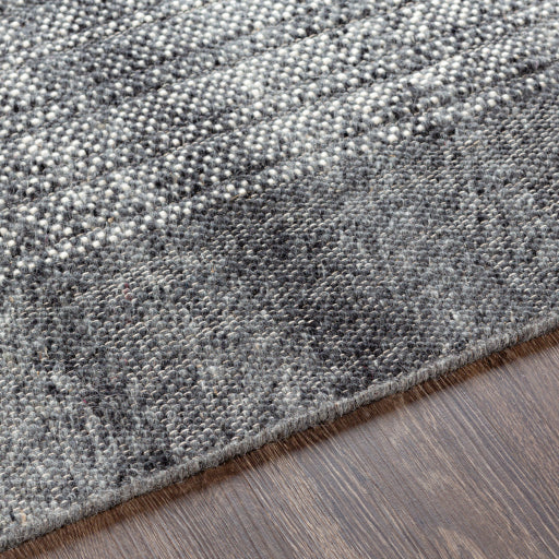 media image for Reliance Wool Grey Rug Texture Image 26