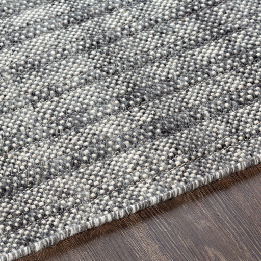 media image for Reliance Wool Grey Rug Texture Image 218