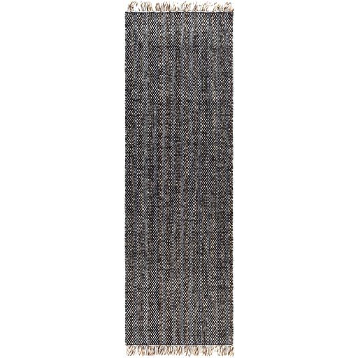 media image for Reliance Wool Black Rug Flatshot 2 Image 245