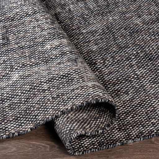 media image for Reliance Wool Black Rug Fold Image 25