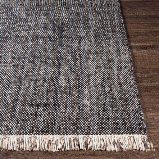 media image for Reliance Wool Black Rug Front Image 262
