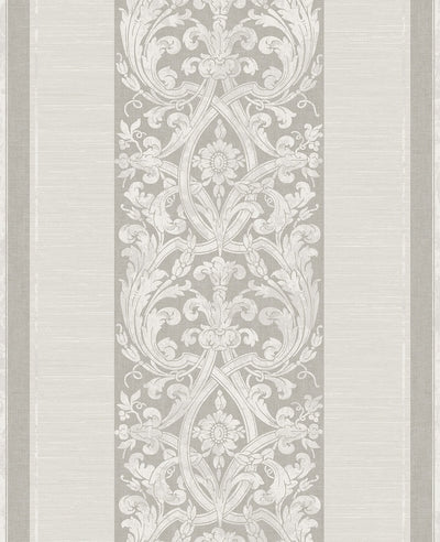 product image of Sample Gothic Stripes Wallpaper in Grey 526