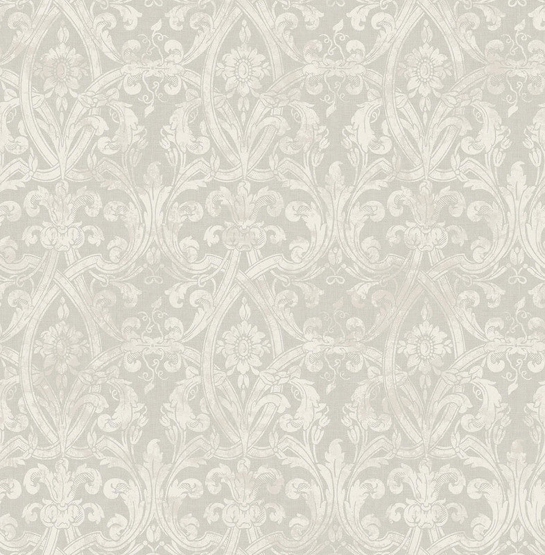 media image for Sample Gothic Wallpaper in Grey 228