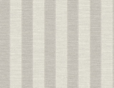 product image of Sample Textile Stripe Wallpaper in Grey & Beige 567