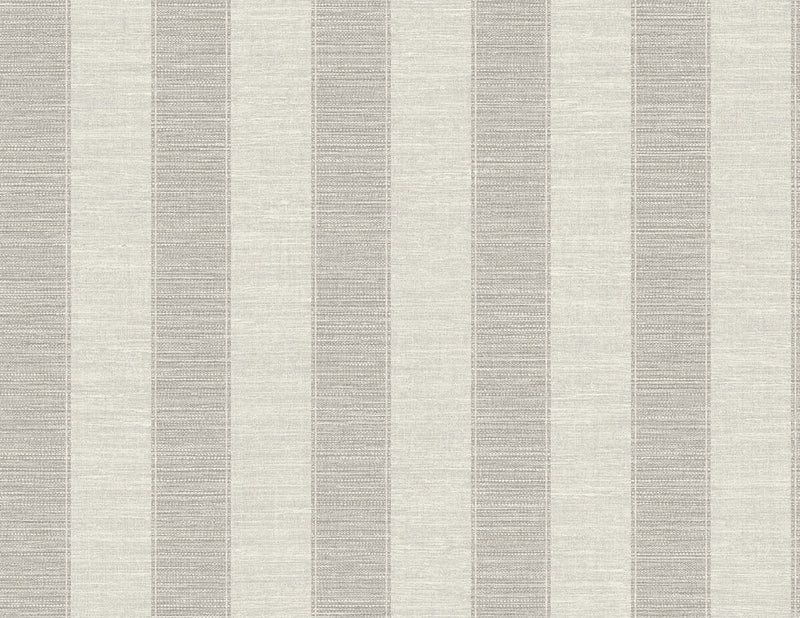 media image for Sample Textile Stripe Wallpaper in Grey & Beige 24