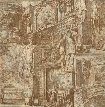product image of Sample Monument Wallpaper in Brown 598