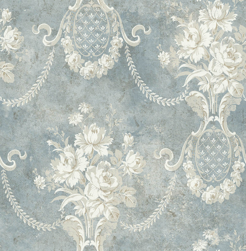 media image for Sample Cameo Spatula Wallpaper in Green 254