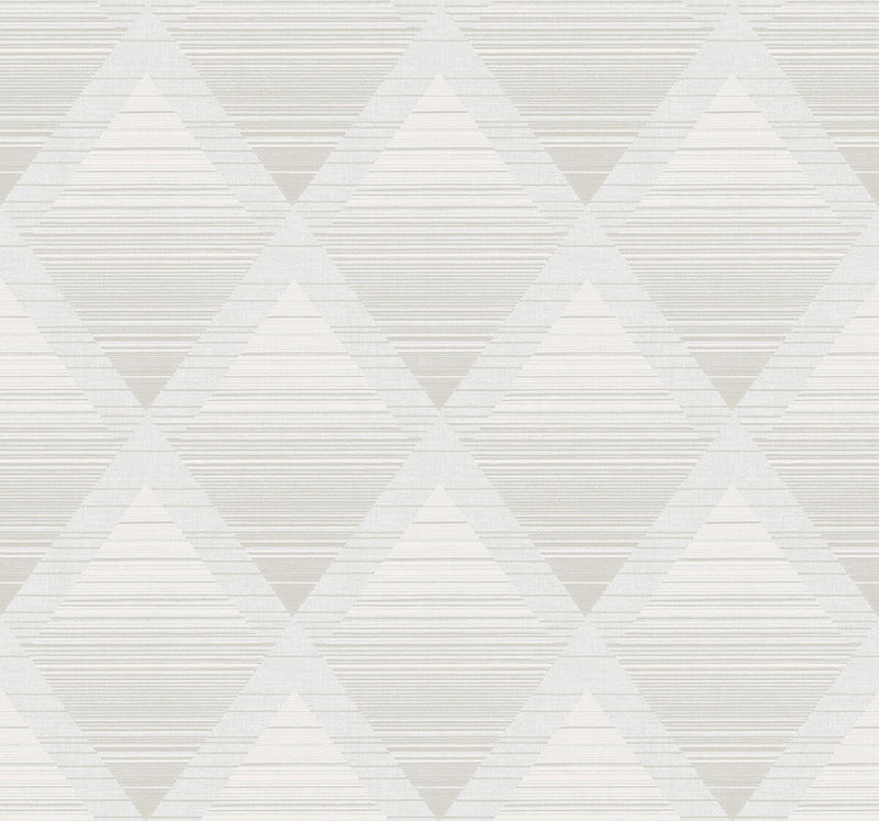 media image for Metallic Rhombus Wallpaper in Off-White & Beige 20