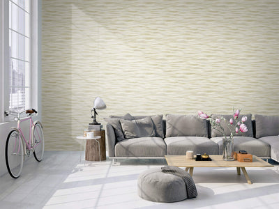 product image for Metallic Plain Wallpaper in Yellowish Beige 92