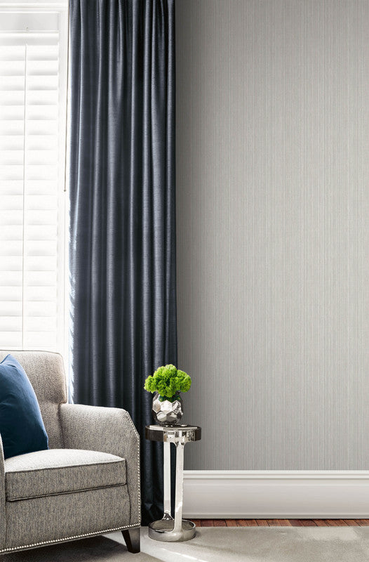 media image for Textile Vertical Wallpaper in Grey 281