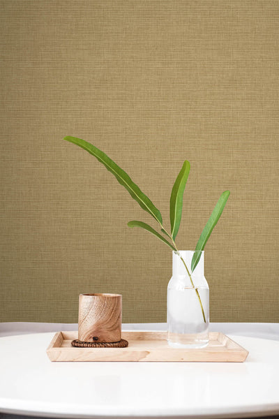 product image for Modern Fabric Wallpaper in Gold  31