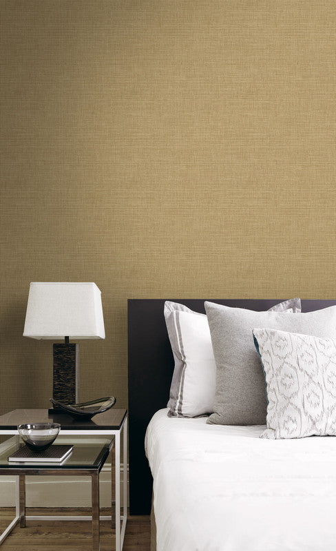 media image for Modern Fabric Wallpaper in Gold  29