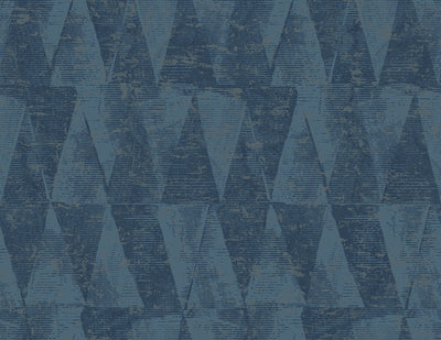 product image of Geo Triangles Wallpaper in Blue 585