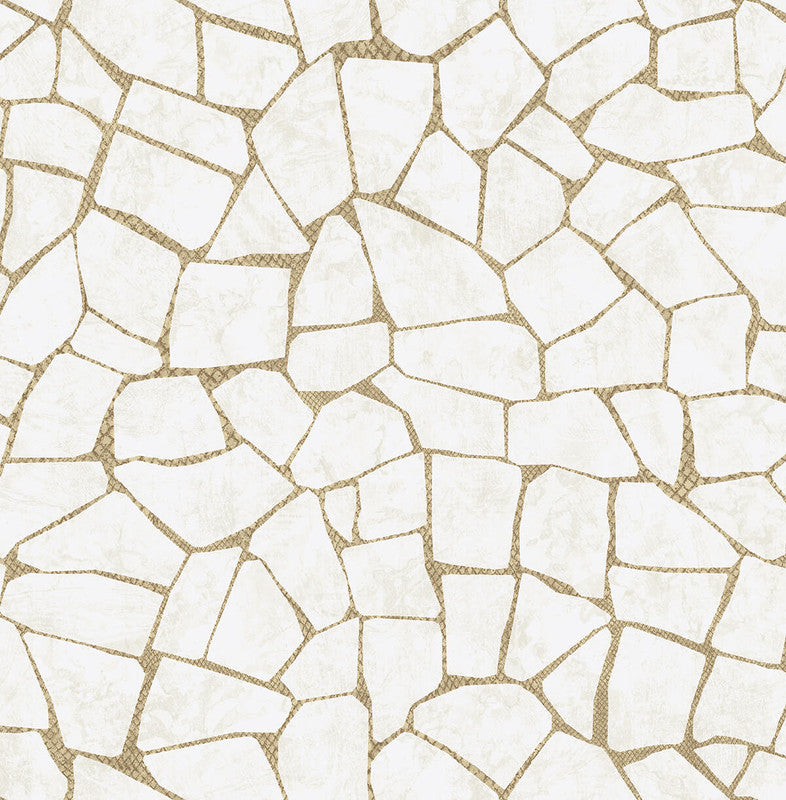 media image for Skin Effect Wallpaper in Off-White & Gold 289