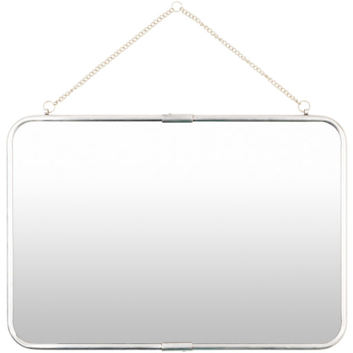 media image for Roanoke Brass Silver Mirror Flatshot Image 270