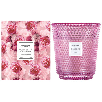 product image for Rose Petal Ice Cream 5 Wick Hearth Candle 63