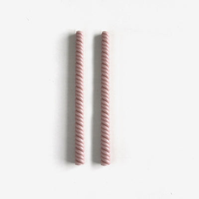 product image for beeswax helix taper candle set of 2 by borrowed blu bb0536s 4 17
