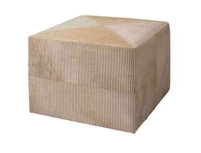 product image for pinstriped ottoman by bd lifestyle 20pins lgcr 1 55