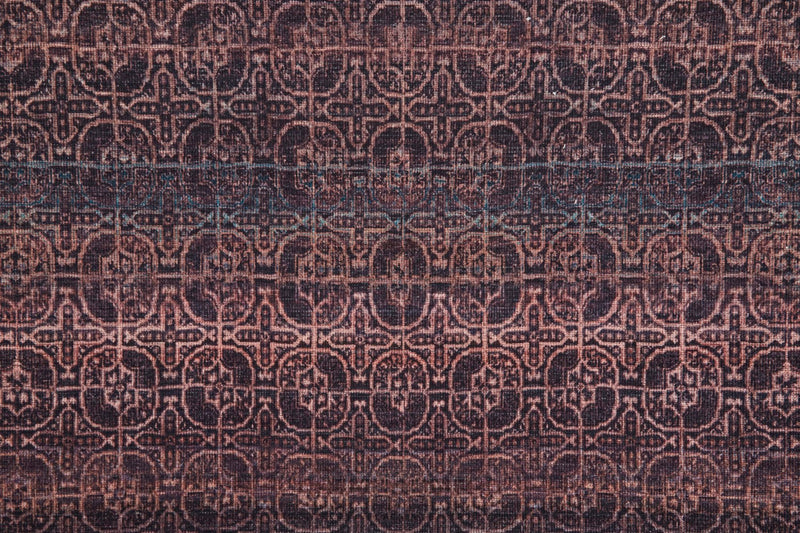 media image for Welch Ornamental Charcoal Gray / Pink Rug 2 219