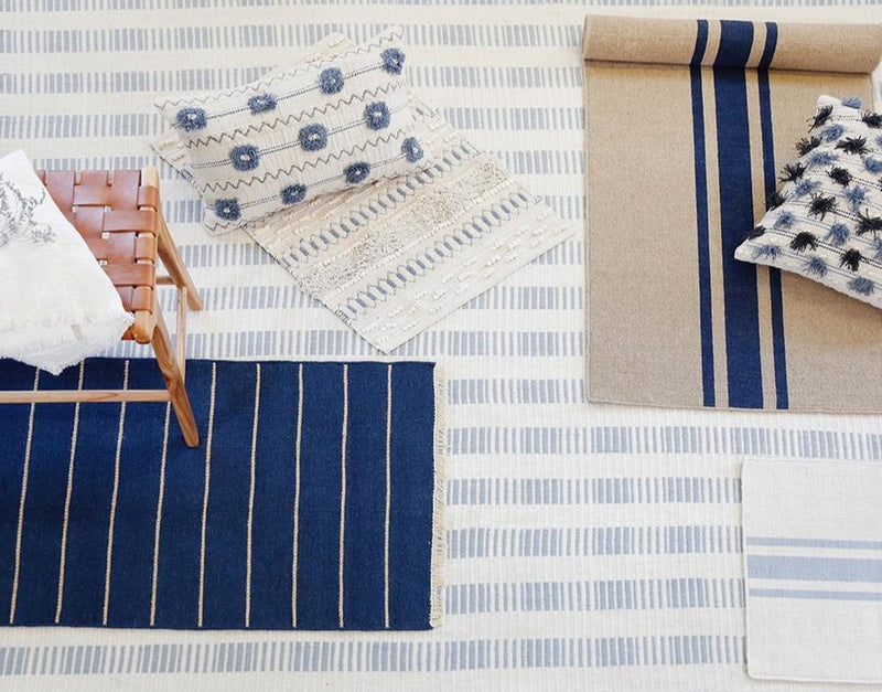 media image for warby handwoven rug in navy in multiple sizes design by pom pom at home 8 24